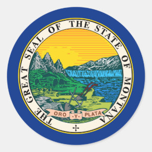 Montanan Seal, Montana Runt Klistermärke