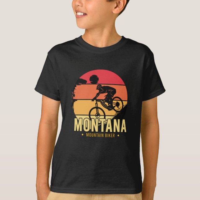 Montanas biker t shirt (Framsida)