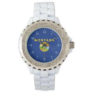Montanas delstatsflagga armbandsur