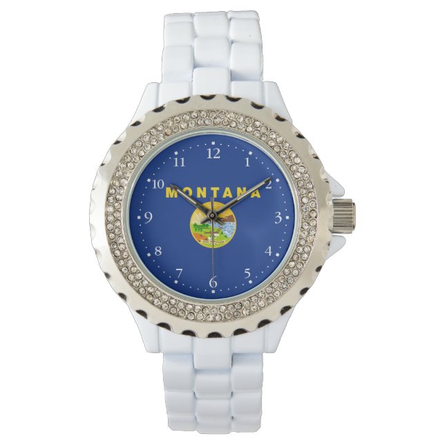 Montanas delstatsflagga armbandsur (Framsida)