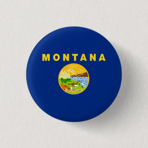 Montanas delstatsflagga knapp