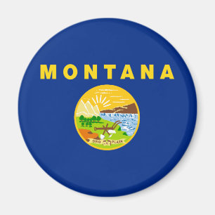 Montanas delstatsflagga magnet