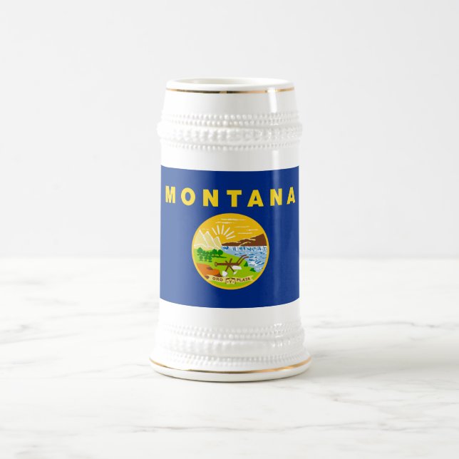 Montanas delstatsflagga sejdel (Center)