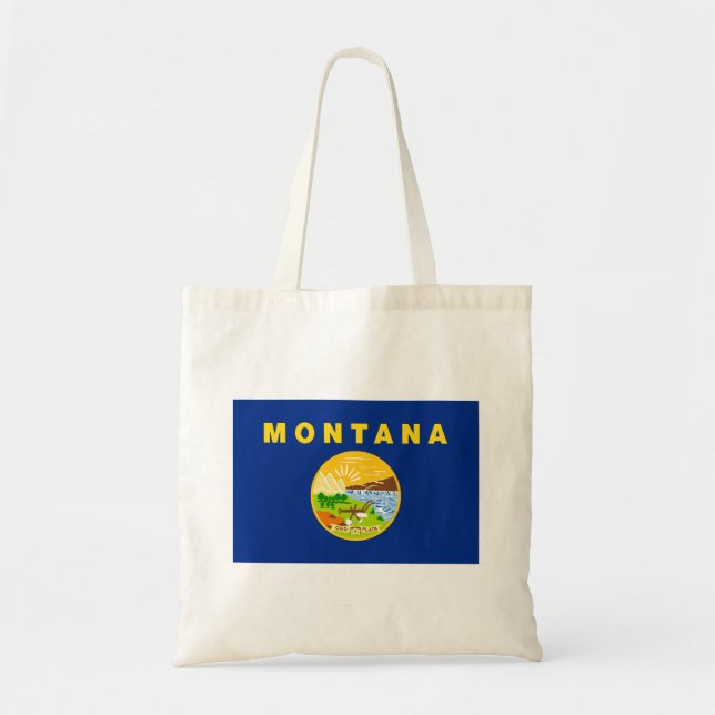 Montanas delstatsflagga tygkasse (Framsidan)