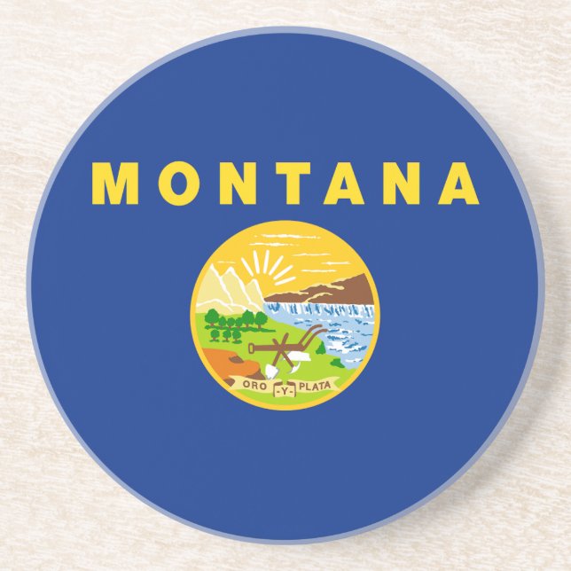 Montanas delstatsflagga underlägg (Framsidan)