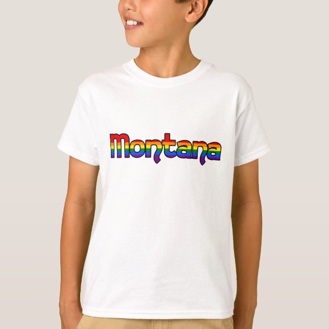 Montanas statskprid T-Shirt (Framsida)