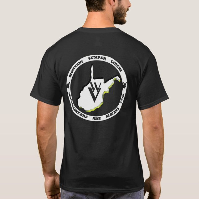 Montani Semper Liberi Tee Shirt (Baksida)