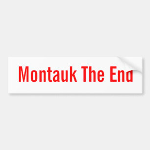 Montauk avsluta (klassikerbildekalen) bildekal