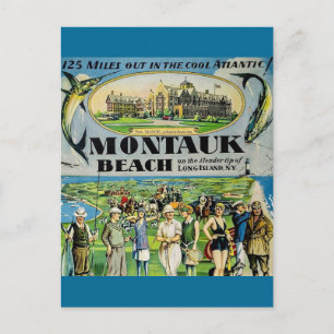 Montauk Beach Long Island vykort