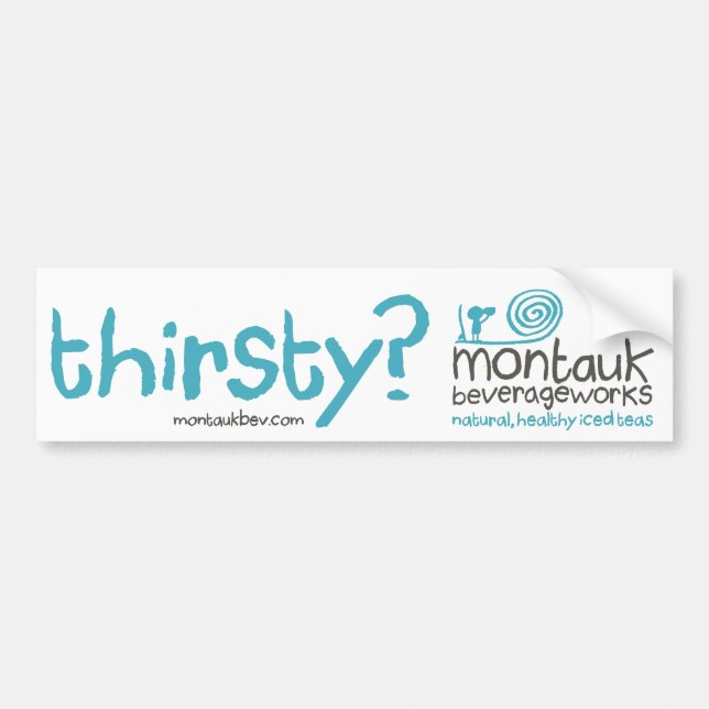 Montauk BeverageWorks - bildekal (Framsidan)
