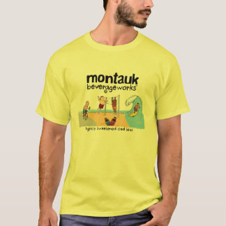 Montauk BeverageWorks - strand och Iced Tea T-shirt