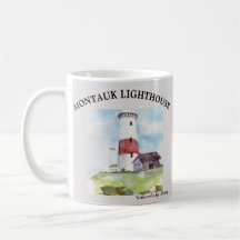 MONTAUK LIGHTHOUSE COFFEE MUGG
