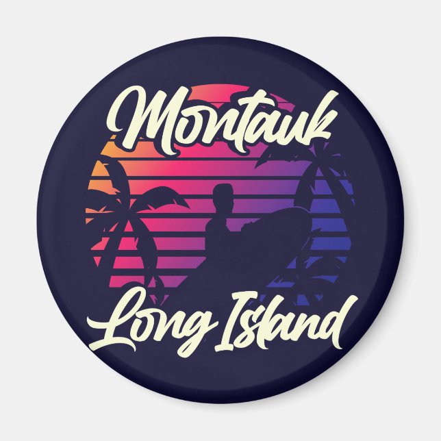 Montauk, Long Island Magnet (Framsidan)