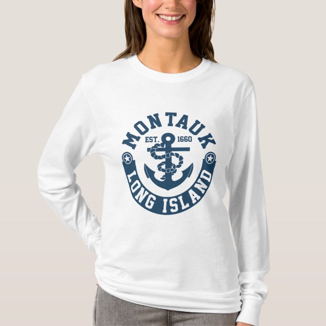 Montauk Long Island T-shirt (Framsida)