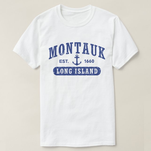 Montauk Long Island Tee Shirt (Design framsida)