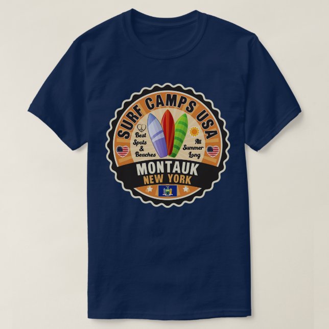 Montauk New York 1 T Shirt (Design framsida)