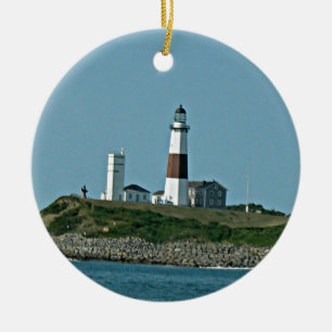 Montauk New York Julgransprydnad Keramik