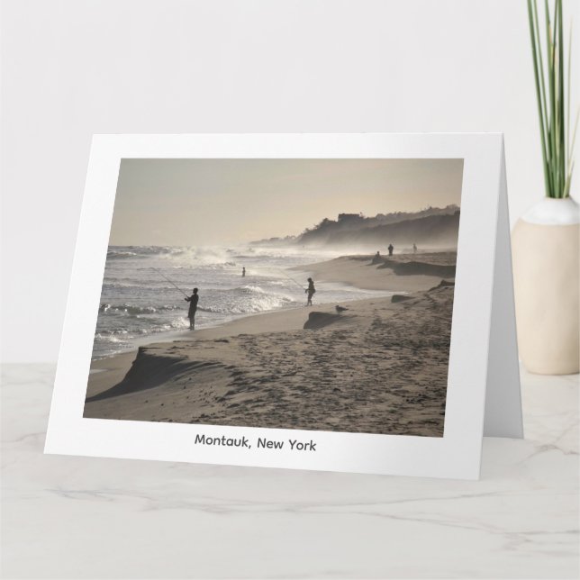 Montauk, New York  Kort (Framsida)