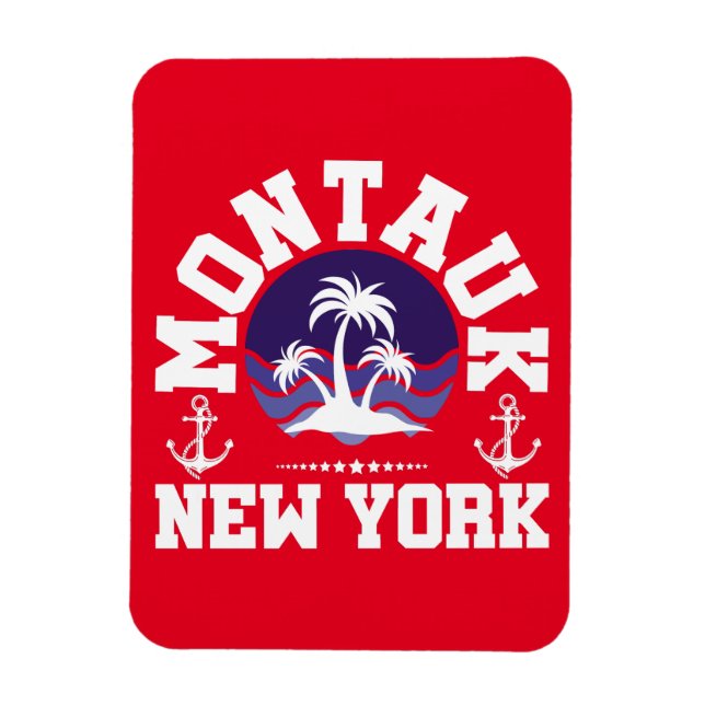 Montauk,New York Magnet (Vertikal)