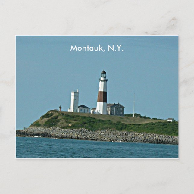 Montauk New York Vykort (Framsida)