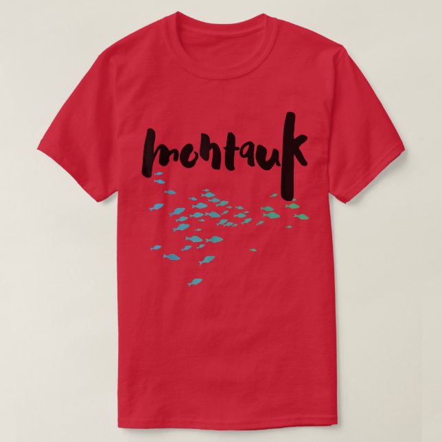 Montauk, NewYork T Shirt (Design framsida)