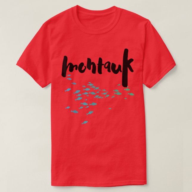 Montauk, NewYork T Shirt (Design framsida)