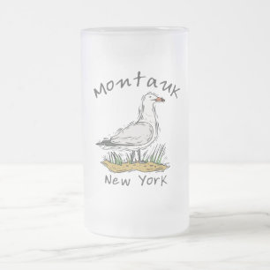 Montauk, NY Frostat Ölglas