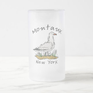 Montauk, NY Frostat Ölglas
