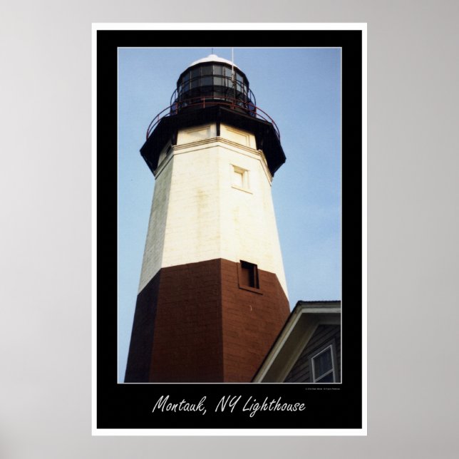 Montauk NY fyr Poster (Framsidan)