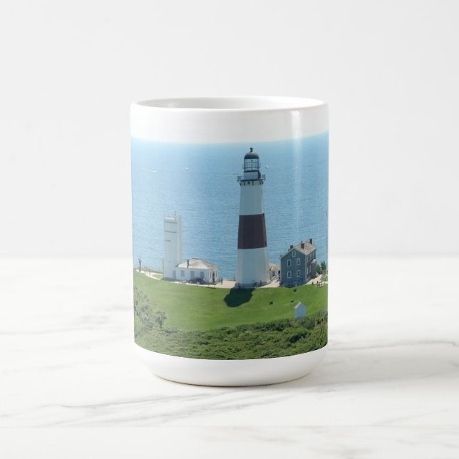 Montauk pekar fyren kaffemugg (Center)