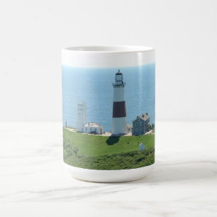 Montauk pekar fyren kaffemugg