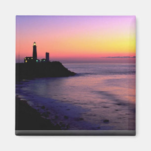 Montauk pekar fyren magnet