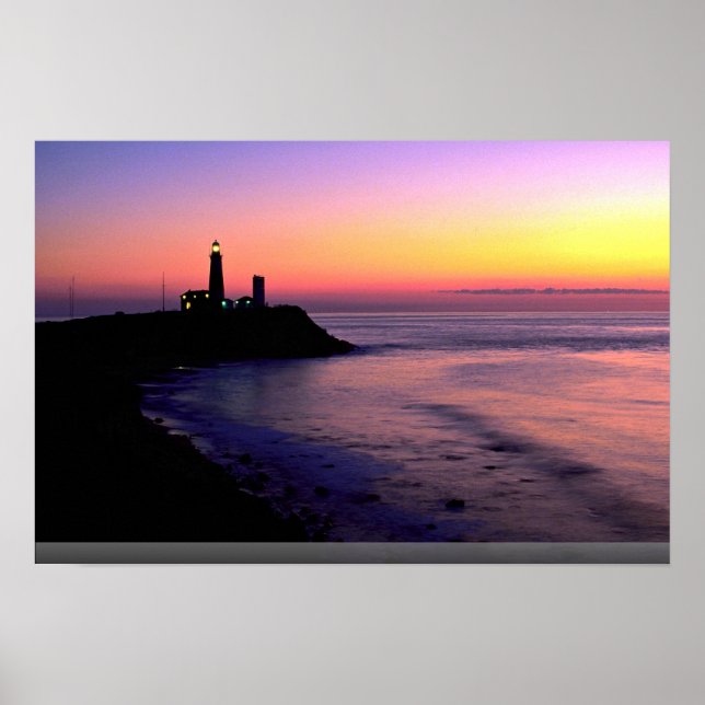 Montauk Point fyr Poster (Framsidan)