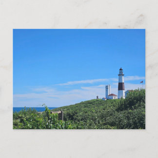 Montauk Point Lighthouse Long Island NY-vykort Vykort