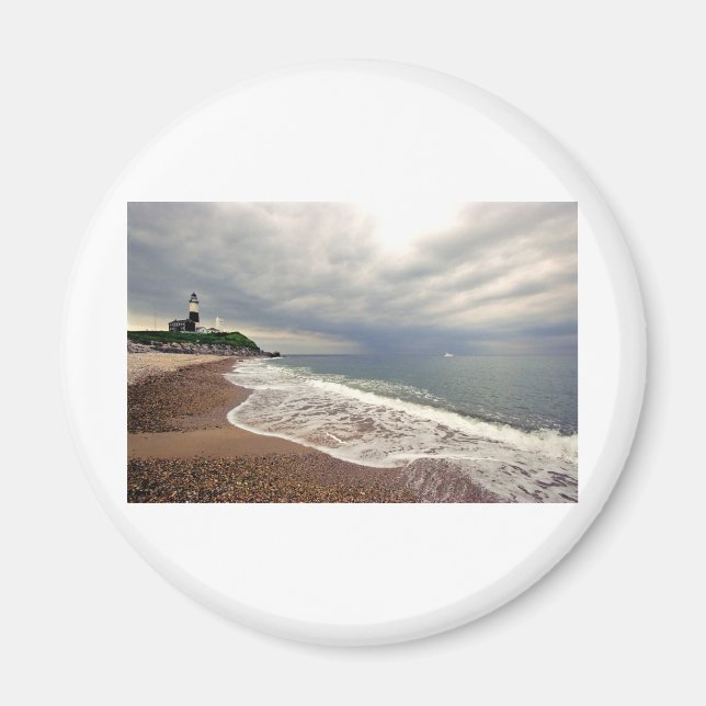 Montauk Point Lighthouse Magnet (Framsidan)