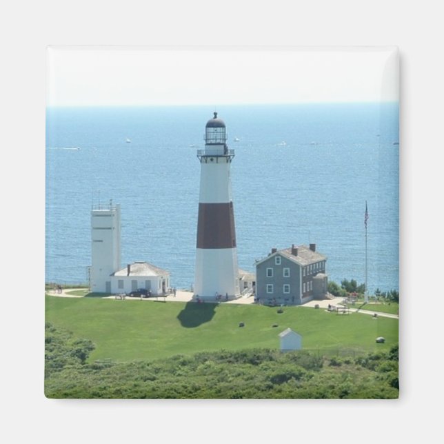 Montauk Point Lighthouse Magnet (Framsidan)