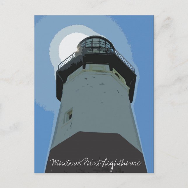 Montauk Point Lighthouse Vykort (Framsida)