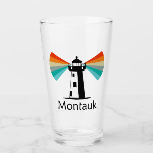 Montauk Point New York Lighthouse Rainbow Glaskopp