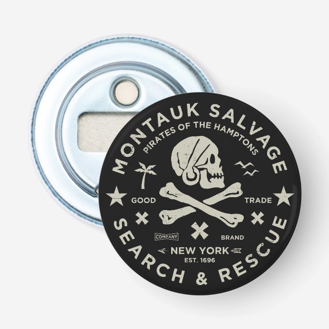Montauk Salvage Co. Bottle Opener Flasköppnare (Framsidan)