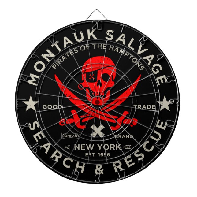 Montauk Salvage Co. Dart Board Darttavla (Framsidan)