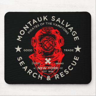 Montauk Salvage Co. Dive Helmet Mousepad Musmatta