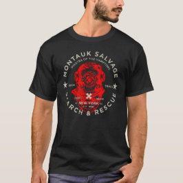 Montauk Salvage Co. Dive Helmet T-Shirt