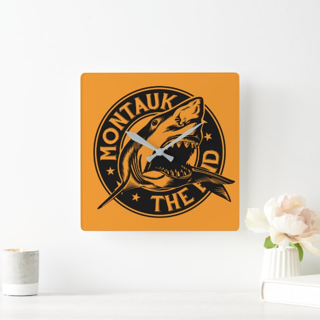 Montauk Salvage Co. Montauk, väggklocka (Hem)