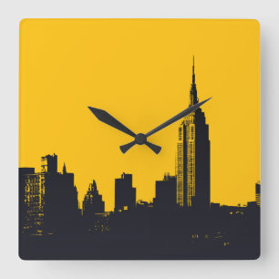 Montauk Salvage Co. NYC Wall Clock Fyrkantig Klocka
