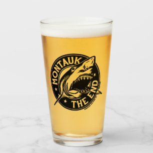 Montauk Salvage Company Shark Glass Glaskopp