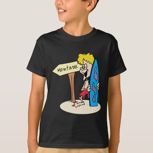 Montauk Surfer, T-shirt (Framsida)