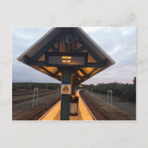 Montauk Tåg Station Vykort