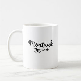 Montauk The End Hamptons NY strand semester 11954 Kaffemugg
