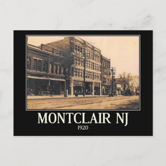 Montclair, New jersey, 1920 Vintage Vykort (Framsida)