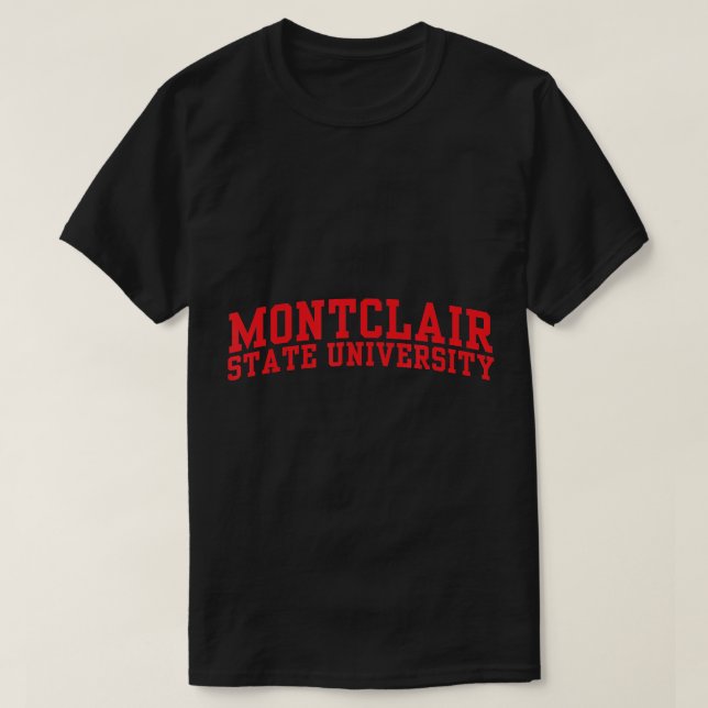 Montclair State Universiteten OC1648 T-Shirt (Design framsida)